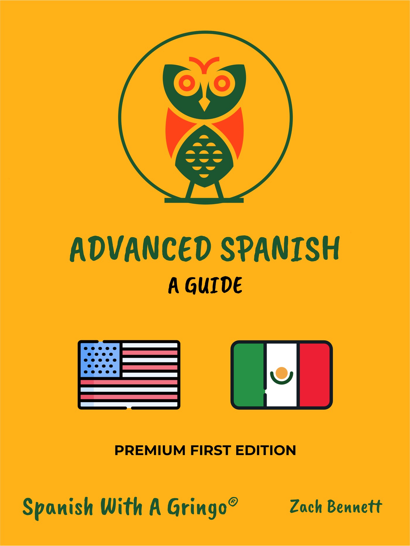 Advanced Spanish: A Guide book cover from Spanish With A Gringo